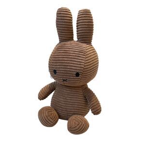 Miffy Sitting Corduroy Plush in Brown 11"